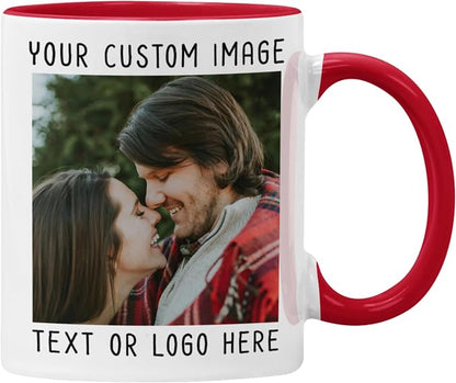 Red Photo Mug