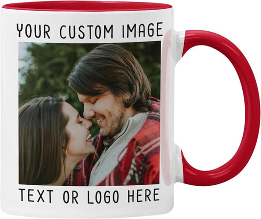 Red Photo Mug