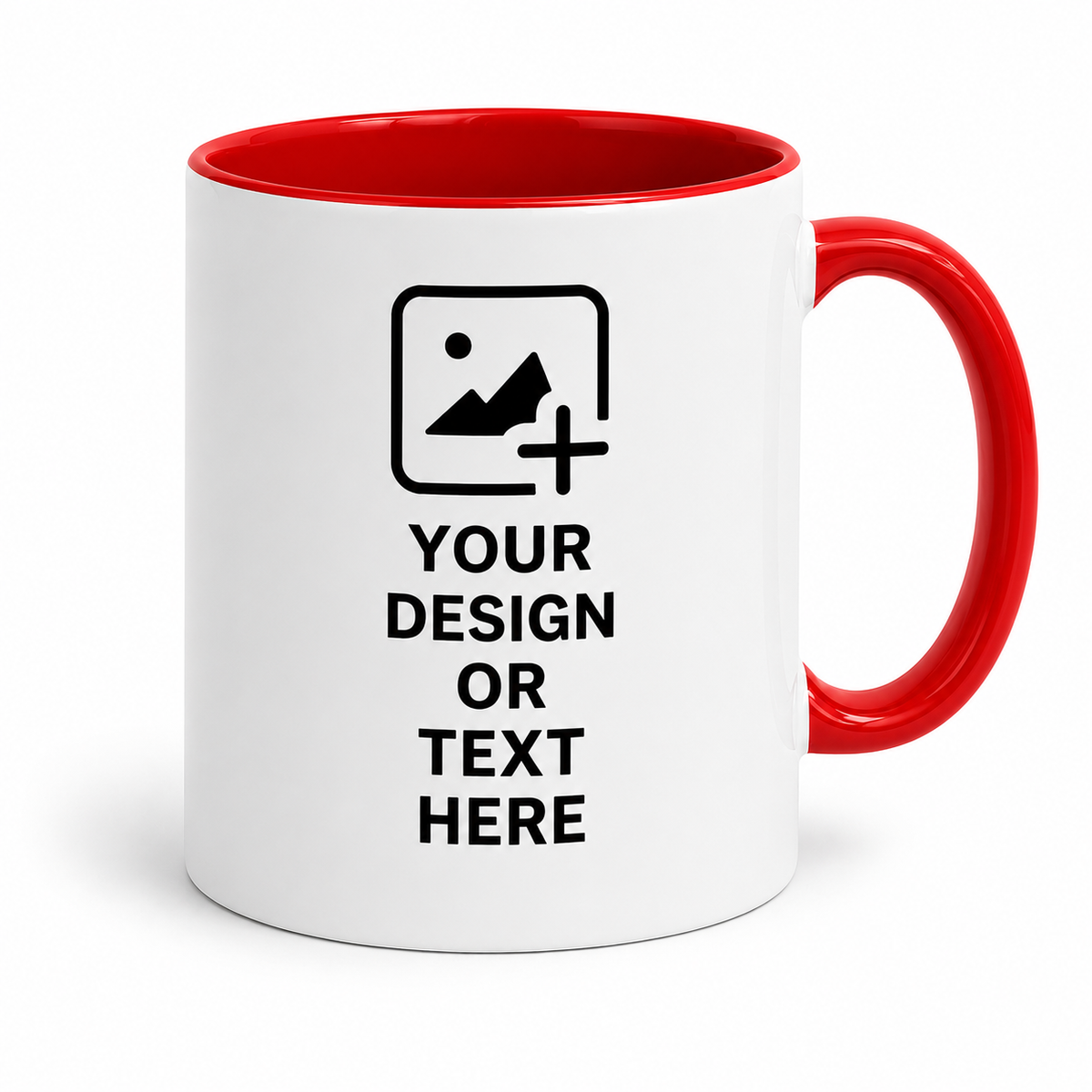 Red Photo Mug