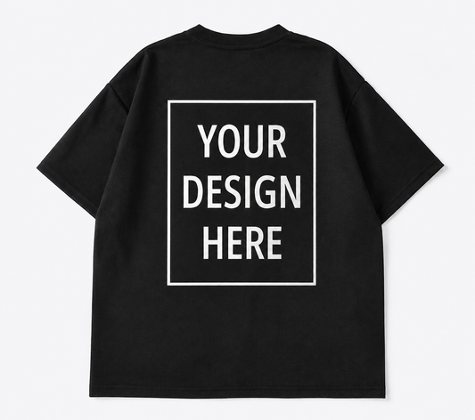 Custom Printed Heavyweight Oversize T-Shirt (240 GSM)