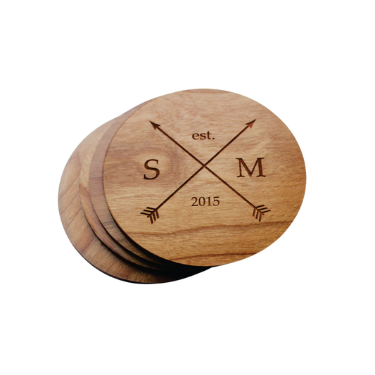 Engraved Circle Coaster