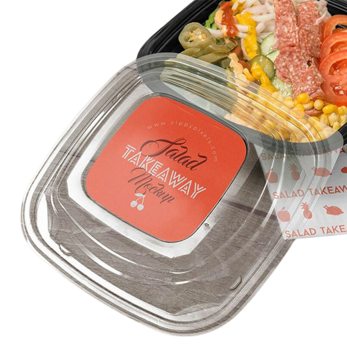 Food Box Container Sticker Durable