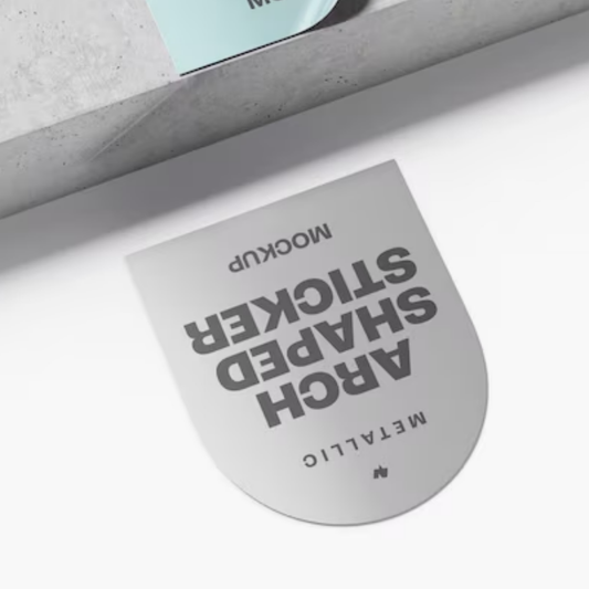 Non Tearable Sticker - Arch Shape