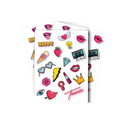 Non Tearable Gloss Sticker