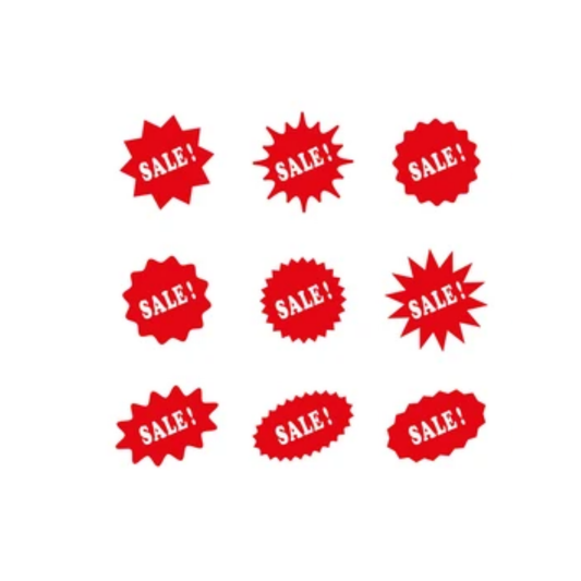 Paper Sticker - StarBurst
