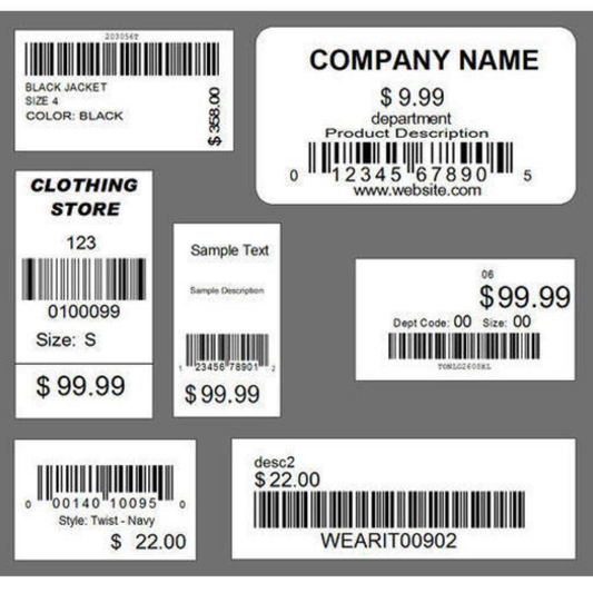 Size & Price Labels
