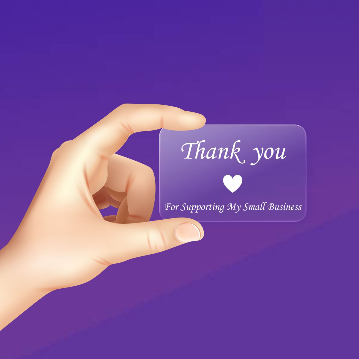 Transparent Sticker - Round Edge