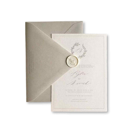 Wedding Invitation Card with Envelope